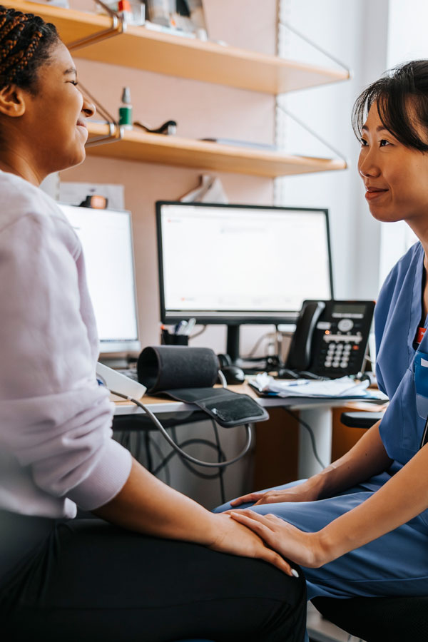 Patient With Nurse